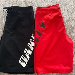 2 pair Oakley Boardshorts, size 32